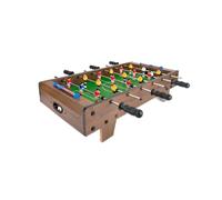 B4E Table Top Football Game - Wooden Mini Foosball Table for Kids & Adults - Indoor Outdoor Family Game, 20” & 27” Size Options - Classic Desktop Soccer Match Game for Ages 5+ (27 Inch)