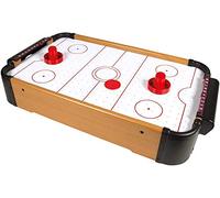 B4E Tabletop Air Hockey Game | Air Hockey Table Top for Kids & Adults - Compact & Portable Set with 2 Pushers & 2 Pucks - Family Fun & Arcade Thrills
