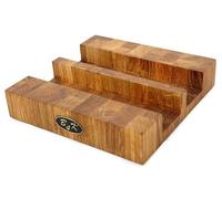 B4K® Oak Chopping Board Stand for Two Kitchen Boards | Chopping Board Holder Made of Oak | Sturdy Stand for Chopping Boards