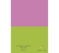 B5 Grid Composition Graph Paper Notebook "Lime & Pink" for math, graphing, writing and more, Size 7 x 10 in, 120 Pages: Useful for adults, students, ... Office, College or Personal use. Lovely Gift