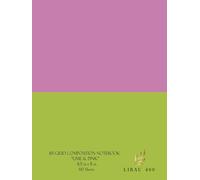 B5 grid Composition Graph Paper Notebook "Lime & Pink", Size 8,5 x 11 in, 120 Pages. Designed for Math, Graphing, Writing, List-making and More.: ... Office, College or Personal use. Lovely gift