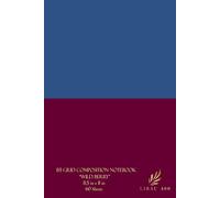 B5 grid Composition Graph Paper Notebook "Wild Berry", Small Size 6 x 9 in. Designed for Math, Graphing, Writing, Brainstorming, List-making and ... Office, College or Personal use. Lovely Gift