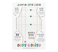 B5 Journal Grid Guide Stencil for Dotted Journaling/Bullet Planning - 5mm Dot Grid - Easy Template for Journal Spread Set-Up - by Oops a Daisy