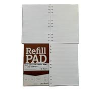 B5 Loose Lined Papers with 9 Holes 80 Pages 176 x250mm per Packet White Colour Suitable for Deskfax