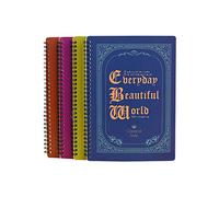 B5 Notebook 60 Sheets Lined Pages Spiral Bound Wirebound Soft Cover Planner Exercise Book