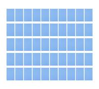 B5 Paper Cover Translucent Frosted Rollable PP Binding Sheet Protector for Reports Presentations Documents 260x184mm 50pcs (Blue)