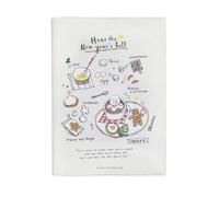 B5- Rubber Sleeve Notes Oil Painting Student Notebook Cute Cartoon Notebook-Gingerbread man Cookie