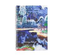 B5- Students Learn Coil Exercise Books, Creative Notes, Horizontal Lines- by the Lake