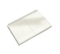 B5 Top Section Notebook 120 Pages Wirebound Layout for Class Notes, Study Review, Meeting Records, Daily Planning Study Notebook Meeting Note Pad Section Writing Top Opening Memo Book Lecture