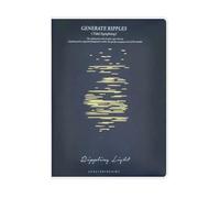 B5- Transparent Sleeve Japanese Simple Notepad Student Classroom Notes Notebook-According to the Light