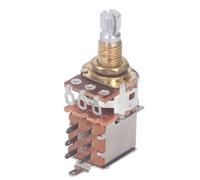 B500K Push Pull Guitar Control Potentiometer Premium Linear Taper Volume Tone Potentiometer with Coil Split Switch for Electric Guitar Bass Durable Metal Construction