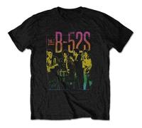 B52s T Shirt Cosmic Thing Band Logo Official Unisex Black XL