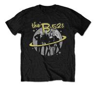 B52's T Shirt Saturn Photo Band Logo Official Mens Black L