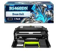 B5460DN Drum Unit Compatible for Dell B5460DN B5465DNF Printers, With Chip Large Capacity 100000 Pages (1 Pack Black)