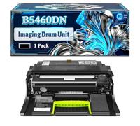 B5460DN Imaging Drum Unit Compatible for Dell B5460DN B5465DNF Printers, With Chip Large Capacity 100000 Pages (1 Pack Black)