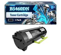 B5460DN Toner Cartridge Compatible for Dell B5460DN Printers, With Chip Large Capacity 6000 Pages (1 Pack Black)