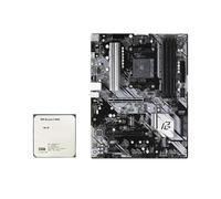 B550 Pha-ntom Gaming 4 Motherboard Set Kit with Ry-zen 5 5600 CPU 4xDDR4 4533MHz M.2 NVME HDMI PCIe 4.0 ATX AM4 Mainboard(Motherboards)