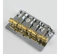 B56 Wilkinson 4-String Bass Bridge With Brass Saddles (Chrome)