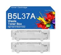 B5L37A Waste Toner Box Replacement for HP Color M577z M578z M552dn M553dh M554dn M555dn M577f Printers,B5L37A -2Set
