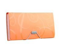 B6 Accordian File Folder Bill Organizer 13 Pockets Expanding File Case with Waterproof Cover Accordion Document Organizer Comes with Sticker Sheet for Home Office School