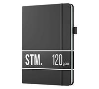 B6 Dotted Journal (120gsm) by Scribbles That Matter - Create Your Perfect Bullet Bujo Journal on Ultra-Thick No Bleed Paper - Hardcover Notebook - Pro Version - Charcoal