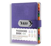 B6 Password Notebook with URL and Phone Book for Secure Memo Writing Coded Notebook