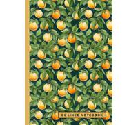 B6 Softcover Notebook Travel Journal Planner: Orange Citrus Fruit Theme Pattern | Great for Home School Work Travel | 80 Pages Lined 4.9” x 6.9”