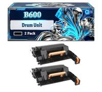 B600 Drum Unit Compatible for Xerox Versalink B600 B605 B610 B615 Printers, With Chip Large Capacity 60000 Pages (2-Pack Black)