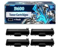 B600 Toner Cartridges Compatible for Xerox VersaLink B600DN B605X B610DN B605S B605XL B615X Printers, With Chip Large Capacity 39500 Pages (4 Pack Black)
