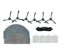 B64B-For Irobot Roomba 105 Combo/Combo Essential/2 Essential/Y0110 Y0112/Y0140 Replacement Side Brush& Filter Mop Parts