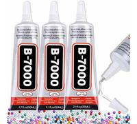 B7000 Super Adhesive Glue 50ml21oz 3 Pack Industrial Strength B7000 Glues Paste for Rhinestones Crafts Clothes Shoes Fabric Jewelry Making Cell