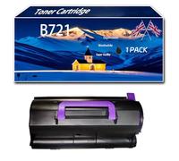 B721 Toner Cartridge Compatible for Okidata OKI B721 B731 MB760 MB770 Printers, High-Definition Printing Effect with Chip (Black)