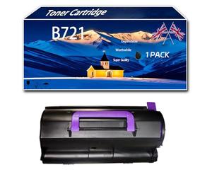B721 Toner Cartridge Compatible for Okidata OKI B721 B731 MB760 MB770 Printers, High-Definition Printing Effect with Chip (Black)