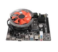 B75 Motherboard CPU Set, Motherboard CPU Combo with Cooling Fan, I5-3470 CPU, DDR3 Dual Channel, LGA 1155, PCI E M.2 NVME/NGFF, SATA, USB 2.0/3.0, RJ45, VGA & , 3 Phase Power