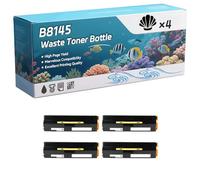 B8145 Waste Toner Bottle Compatible for Xerox AltaLink B8145 C8130T C8000 B8155 Printers, High-Definition Printing Effect with Chip, 221000 Pages (4 Pack Black)
