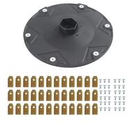 B97A 6-Blade Disc Kit, Replacement 36-Piece Blades, Compatible with Dreame A1 Pro, A2, Mova 600, Mova 1000 Robotic Lawn Mowers