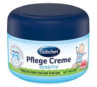 BÃƒ¼bchen Pflege Creme, sensitive KÃƒ¶rper- und Gesichtscreme fÃƒ¼r zarte Babyhaut, mit MandelÃƒ¶l, Menge: 1 x 75 ml