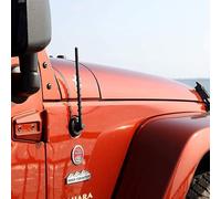 BA-BOLING 7" Short Antenna Compatible with Jeep Wrangler JK JL JLU Sahara Rubicon Gladiator 2007-2020 | Flexible Rubber Copper Antenna Replacement | Designed for Optimized AM/FM Reception