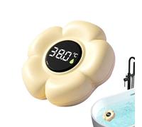 ba-by Bath Thermometer With LED Display - Flower Bathtub Temperature ba-by Digital Floating Temperature Gauge Bath, Instant Read, Bathtub Water Fun Floating Toy - new-born Must-Have