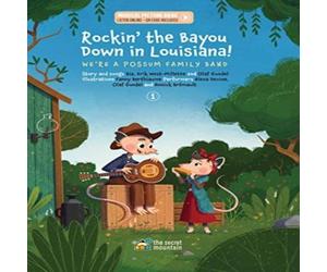 Ba Krieger Rockin' the Bayou Down in Louisiana Hardback Book Ba Krieger Multicolor