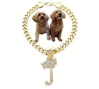 BA UNIQUE FASHION Initial Letter Cuban Chain Dog Chain Pet Collar Chain Pet, Cat, Puppy Necklace (J, 10")