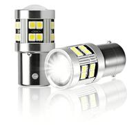BA15S 1156 P21W LED Bulb 6W White 6000K Reverse Brake Tail Light 2 Pack