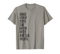 Baa Black Sheep BBBS Classic Nursery Rhyme Quote T-Shirt