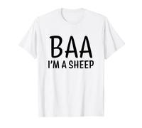 Baa I'm a Sheep Simple Funny Halloween Costume T-Shirt