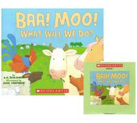 Baa! Moo! What Will We Do? (CD & Paperback)