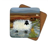 Baaad Hair Day Coaster by Thomas Joseph - Funny Sheep