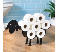 Baabara The Sheep Toilet Roll Holder, Freestanding, Holds Up To 7 Rolls, H30.5 X W53.3 X D11.5Cm