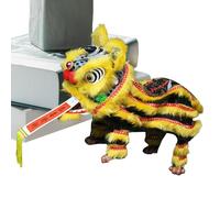 baabeash Asian Rod Doll, Lion Dance Traditional Chinese Puppet with Thread and Rod Handmade Craft Toy for Festivals Home Entertainment Art, Local Theatre Performances