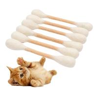 baabeash Cotton Swab Cat Toy, Felt Kitten Teething Stick For Teeth Cleaning & Gum Massage, Soft Durable Pet Interactive Toy For Indoor Home, Outdoor Yard, Park Exercise Training
