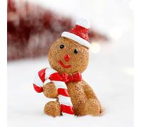 baabeash Gingerbread Man Figures 3-Piece Table Christmas Decoration Figure Resin Art Decoration Ornament for Festive Home Accessories Decoration Ideas Holiday Spirit
